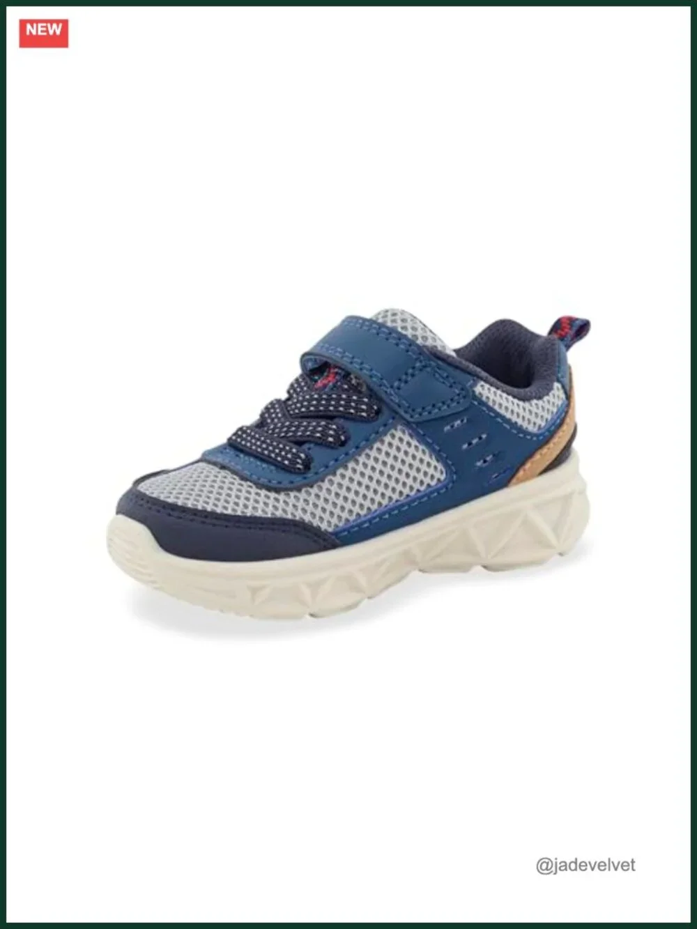 Hiker Sneaker Hook & Loop Machine Washable